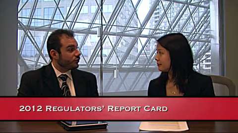 Regulators earn higher scores in 2012