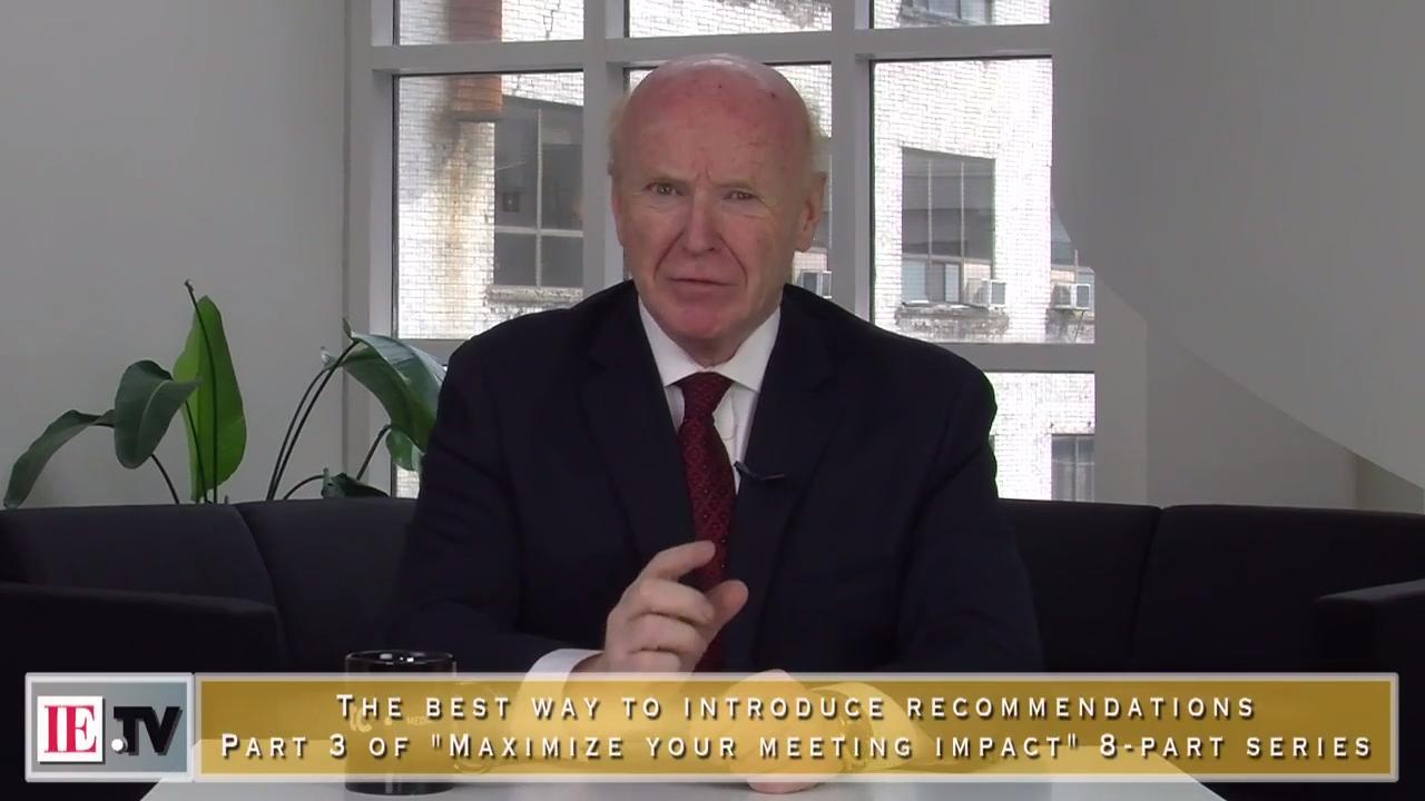 The best way to introduce recommendations to clients