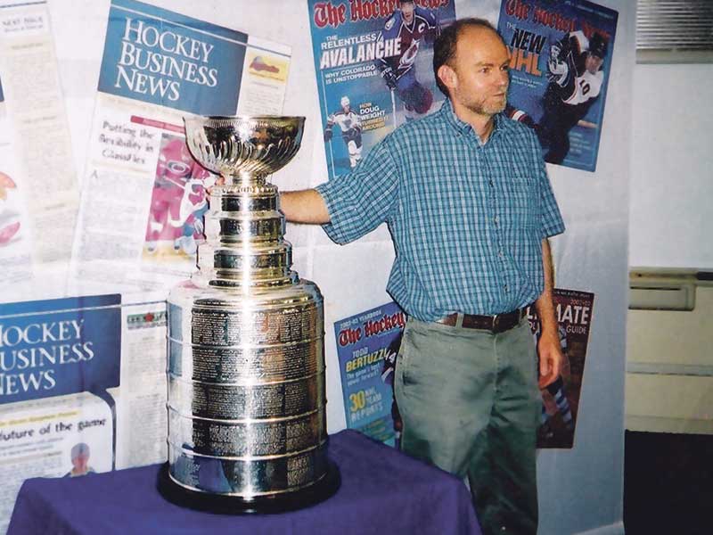 Grant McIntyre with the Stanley Cup