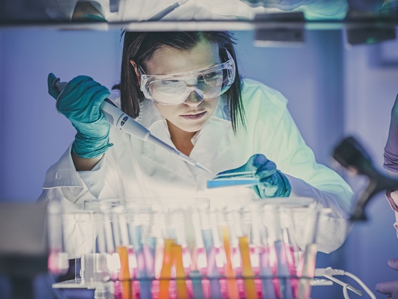 female scientist