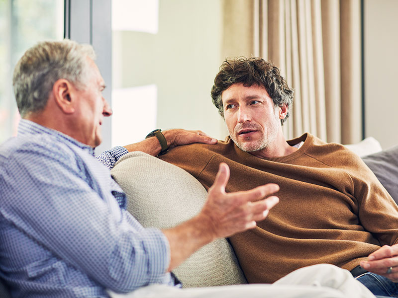 father and son conversation