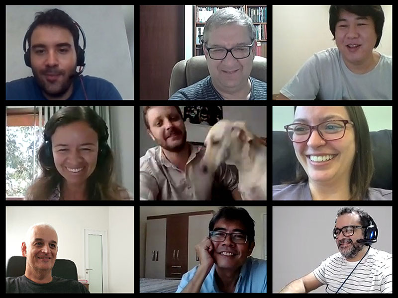 Video conference screen
