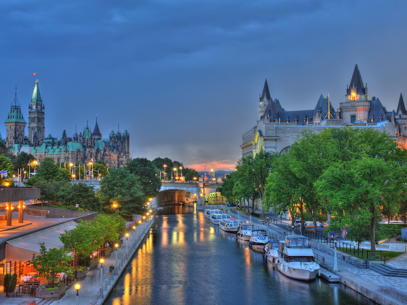 Ottawa Ontario Canada Sunset