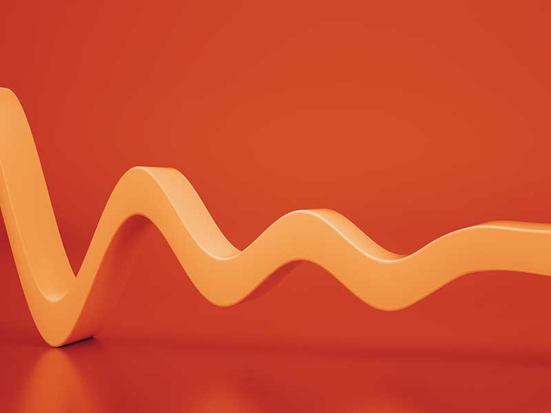 Investment graphic flattens out
