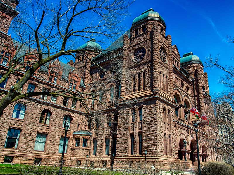 Queen's park in Toronto