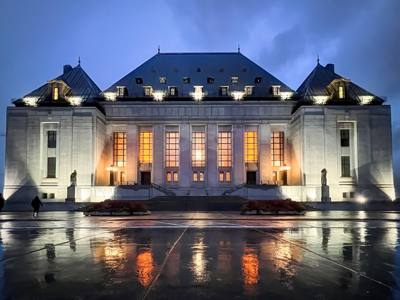 Supreme Court of Canada in Ottawa