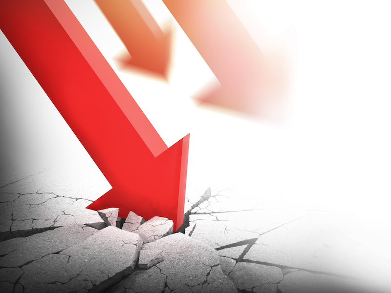 Downward slide