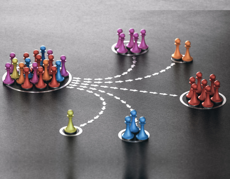 Group split