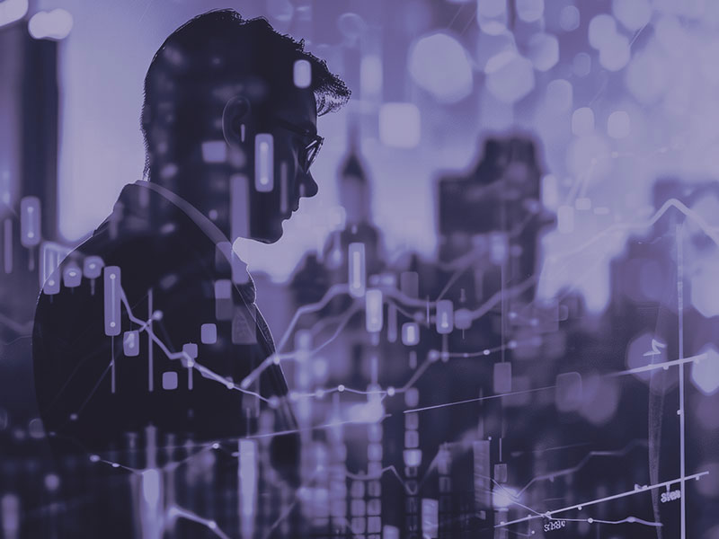 businessman stock market