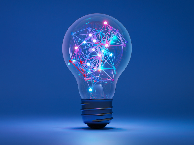 Tech lightbulb