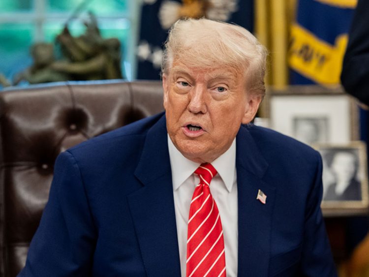 Trump at the White House
