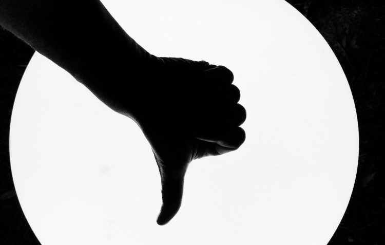 Thumbs down
