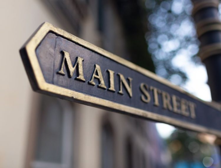 Main street sign