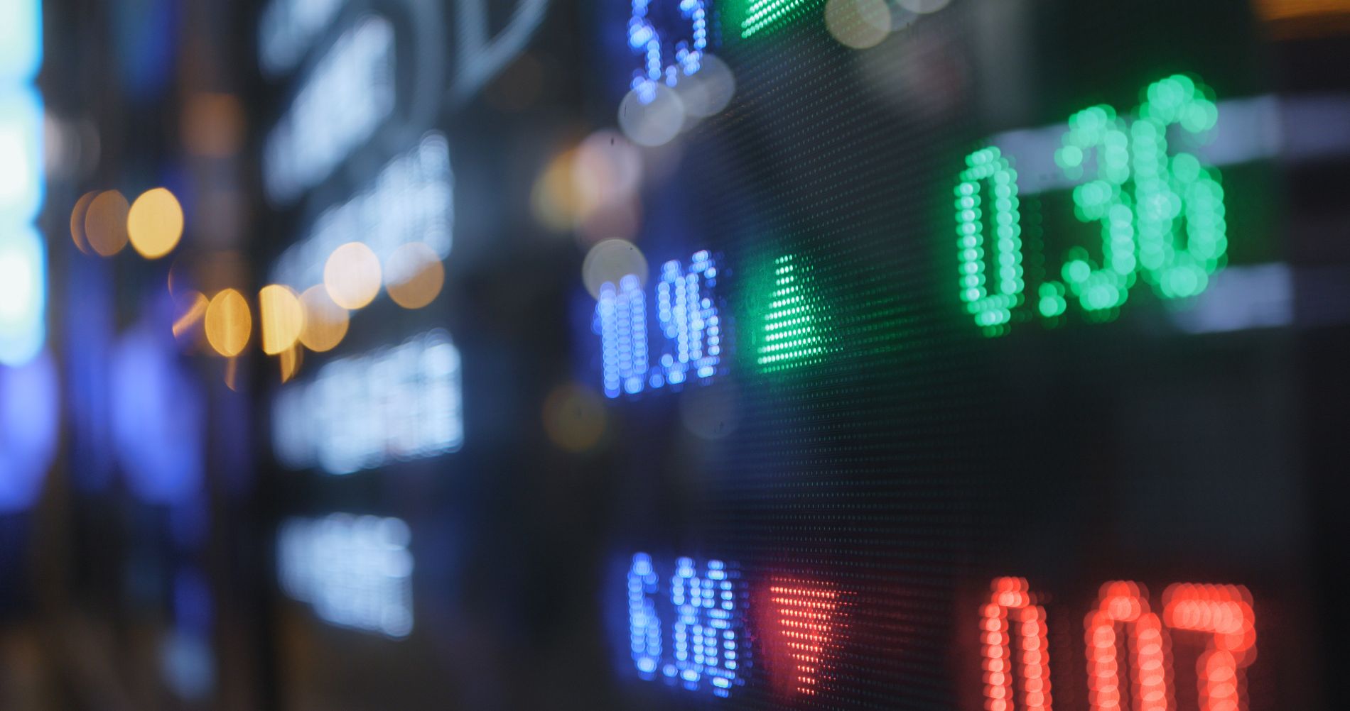 Stock market display
