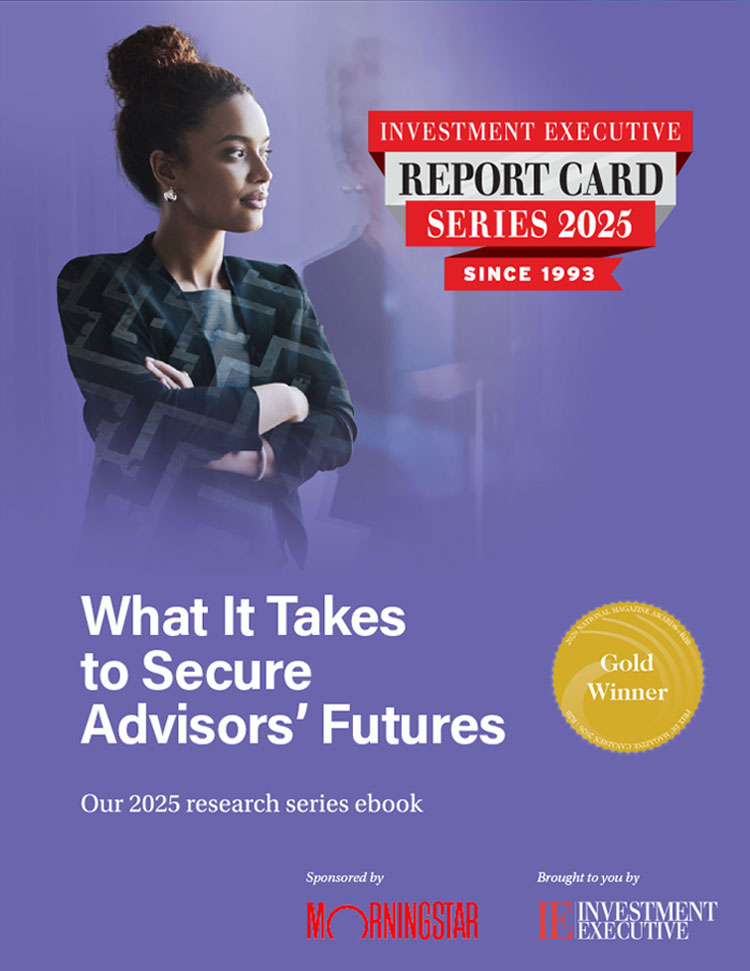 Cover the the IE Report Card Series 2025 e-book What It Takes to Secure Advisors' Futures